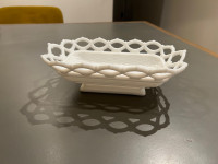 Vintage Milk Glass Basket by Imperial Glass