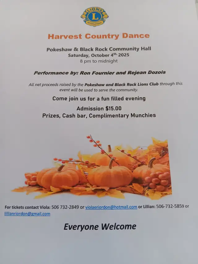 Harvest Country Dance, Pokeshaw and Black Rock Lions Club63804732641923120