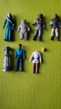 Star Wars figures 1985