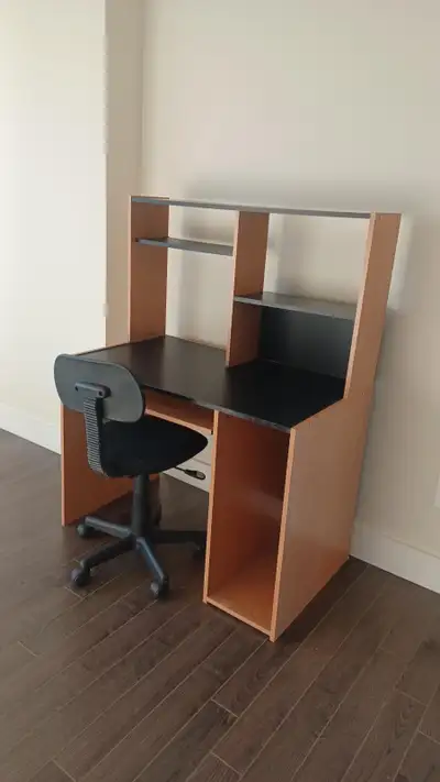 Desk and chair $80, View more