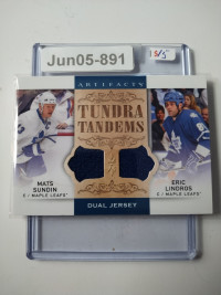 2014-15 Upper Deck Artifacts Tundra Tandems Eric Lindros Sundin