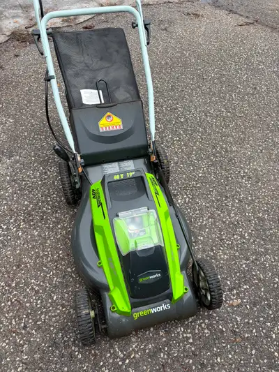Greenworks 19 inch 40V lawnmower, View more