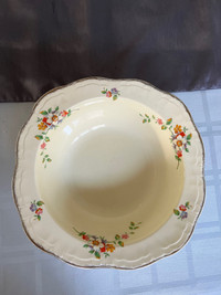 Alfred Meakin Vintage Serving Bowl with 18k gold trim
