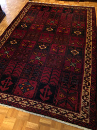 One of a kind handmade wool rug