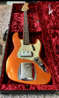2021 Fender Custom Shop '60 Relic Jazz Bass ~ Candy Tangerine