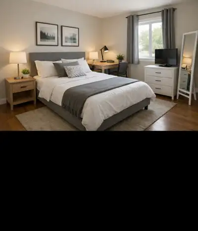 Je loue une chambre confortable et entièrement équipée, idéale pour les étudiants. La chambre compre...