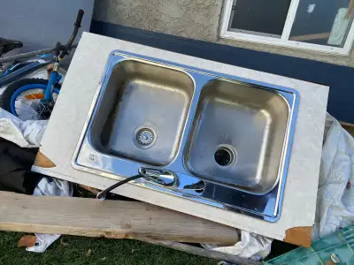 kitchen sink and faucet, View more
