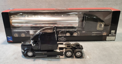 TANK TRUCK TRAILER with 2 BLACK MACK TRACTORS, View more
