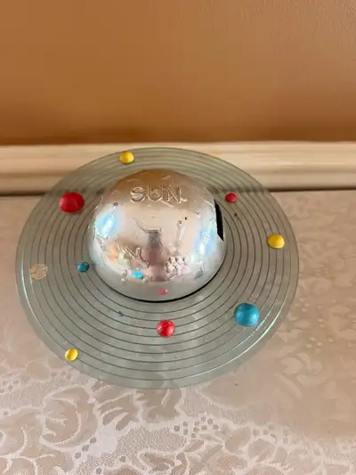 Vintage ASTRO Spinaround Planet Coin Bank, View more
