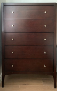 Wood Shermag Tallboy Dresser - Florence Collection