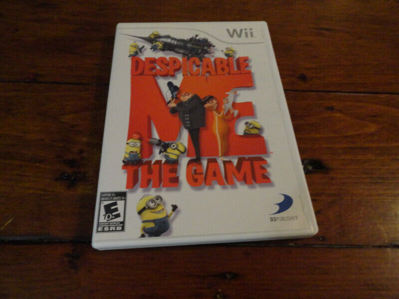 Nintendo Wii game Despicable Me with instruction Nintendo Wii