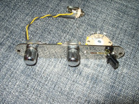 Tele Control plate assy with knobs