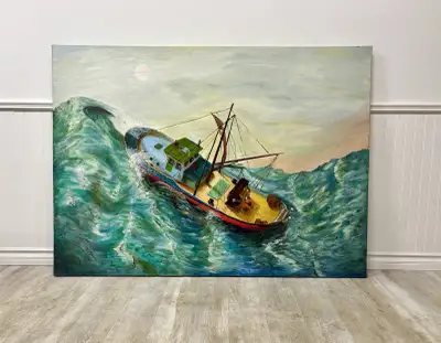 ginormous oil painting , View more