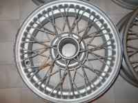 Wire Wheels – 15X4 Genuine Dunlop 48 Spoke Wheels – Used – MGA