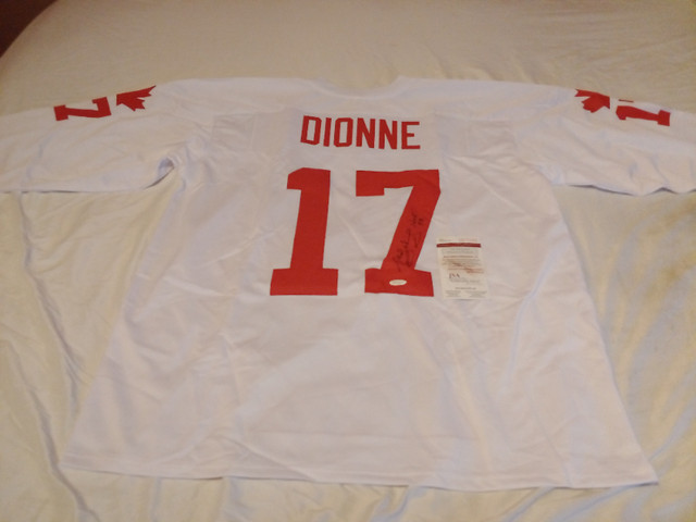 Autographed Marcel Dionne team Canada jersey with COA in Arts & Collectibles in Sudbury - Image 3