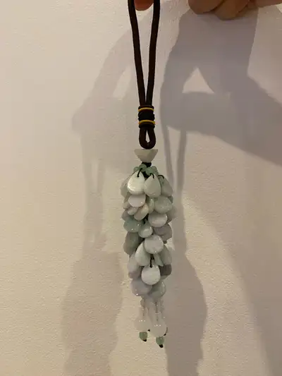 New authentic jade charm with pouch, View more