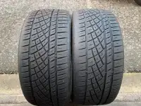Pair of 245/40/20 Continental extreme contact DWS 06 with 65%