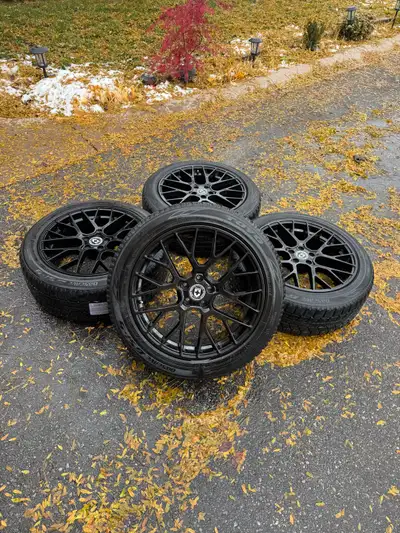 Used 20 inch Audi rims and tire set of 4 20 inch rims Audi wheels Audi rims Audi tires - Original gl...