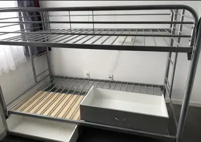 Bunk bed with drawers , View more