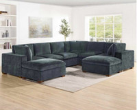 Brand New! Large Comfortable  Upholstered Sectional 