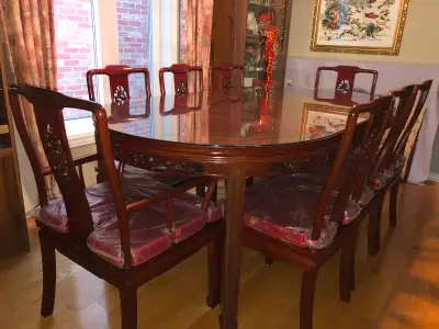 Chinese Dining Table and Chairs Set, View more