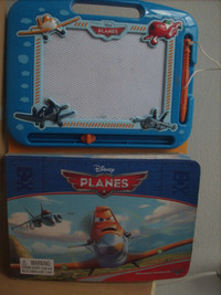 Disney Planes  story Book with a magic drawing board & pen. 5205