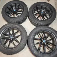 265/50/20 Kapsen winter tires 90% with alloy rims 5x112 and tpms