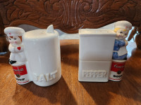 Vintage original 1990s campbell soup salt n pepper shakers