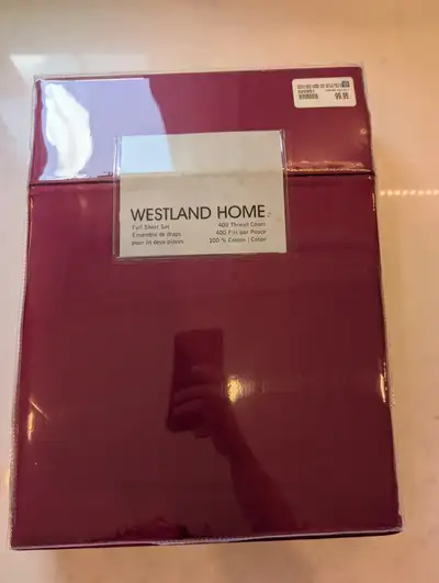 New Westland Home Full Sheet Set, 400 Thred Count, 100% Cotton, View more