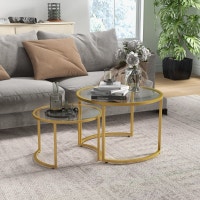 Round Coffee Table Set of 2, Modern Nesting Tables  Markham / York Region Toronto (GTA) Preview