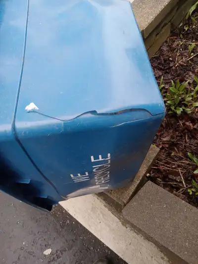 Plastic blue box repair, View more