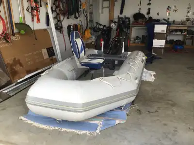 11’6” Brig inflatable boat (seats 4) 2 bench seats; Falcon 300 (no consul edition) Maximum weight. 1...