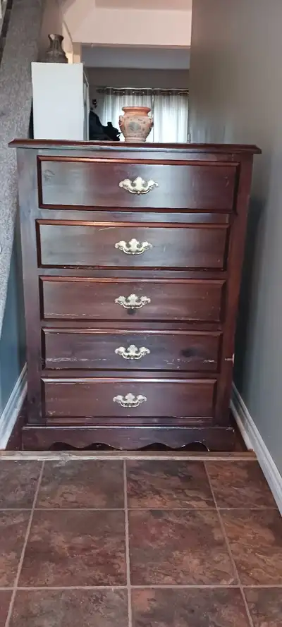 Wood Tallboy Dresser, View more