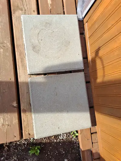 15 small patio stones 12x12, View more