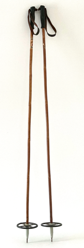 Vintage fin 1960 Bâtons de skis de fond bambou Finlande L in Arts & Collectibles in Lévis - Image 7