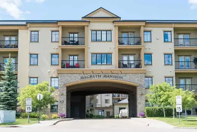 Welcome to this gorgeous main floor unit at Magrath Mansion, offering almost 940 sq.ft, with 1 large...