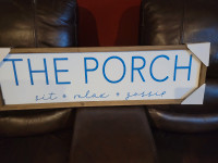 "The Porch" Signage