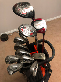 Ping golf set i15 irons, driver, 3 wood, 5 wood, bag and putter