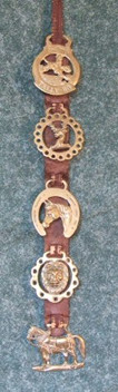 Five Horse Brass on leather strap