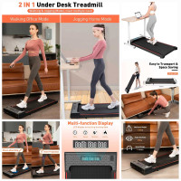 New Portable Treadmill, Under Desk Treadmill, 2 in 1 Walking Pad