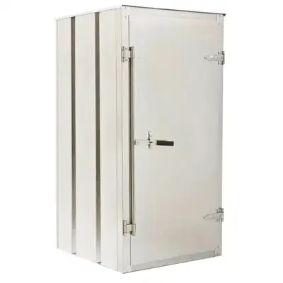 Secure shipping container, tool storage that doubles as warehouse or self-storage unit. Solar Panel...
