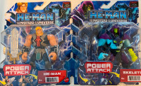 Masters of the Universe Power Attack action figures, set of 4