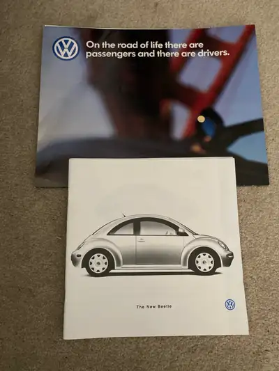 Assorted brochures , VW New Beetle full line edition $7 each