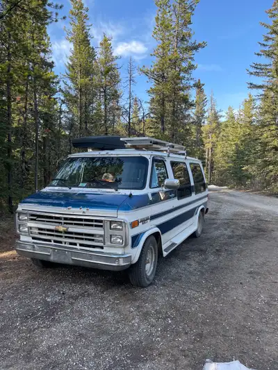 For Sale: Fully Converted 1990 Chevy G20 Camper Van This well-maintained, fully converted camper van...