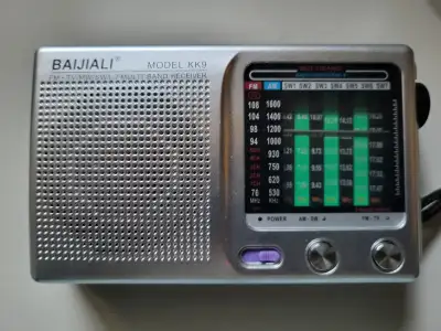 BAIJIALI KK9 AM/FM Portable Radio with Headphone Jack, View more