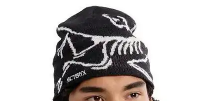 Arc’teryx Bird Head Toque Beanie – Black/White (Brand New), View more