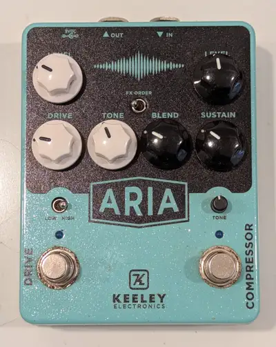 Keeley Aria Compressor/Overdrive Pedal, View more
