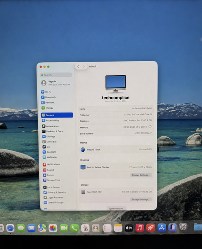 iMac 2020 27" avec 32G de RAM et 500GB disque dur comme neuf, View more