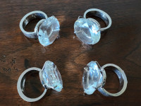 4 Diamond Ring napkin rings