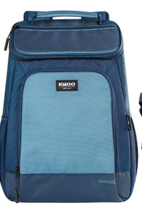 Igloo Top Grip Repreve Eco-Friendly Maxcold Backpack Cooler-Blue